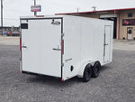 7' x 16' Traverse DLX Flat Top V Nose (2) - 3500 lb Axle 130832 - Stryker Dealership Group