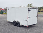 7' x 16' Traverse DLX Flat Top V Nose (2) - 3500 lb Axle 130832 - Stryker Dealership Group