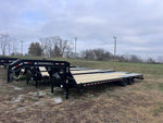 32' Iron Bull FLG Gooseneck Deckover Trailer Mega Ramps - (2) 10,000 lb Axles 913922