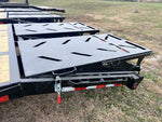 32' Iron Bull FLG Gooseneck Deckover Trailer Mega Ramps - (2) 10,000 lb Axles 913922