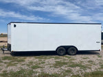 8.5 x 24 Journey SE Flat Top Sloped V Nose Car Hauler (2) 5200 lbs Axles 131283