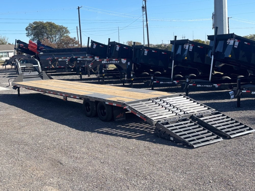 40' FHZ Gooseneck Deckover (2) 10K Axles Mega Ramps 12442