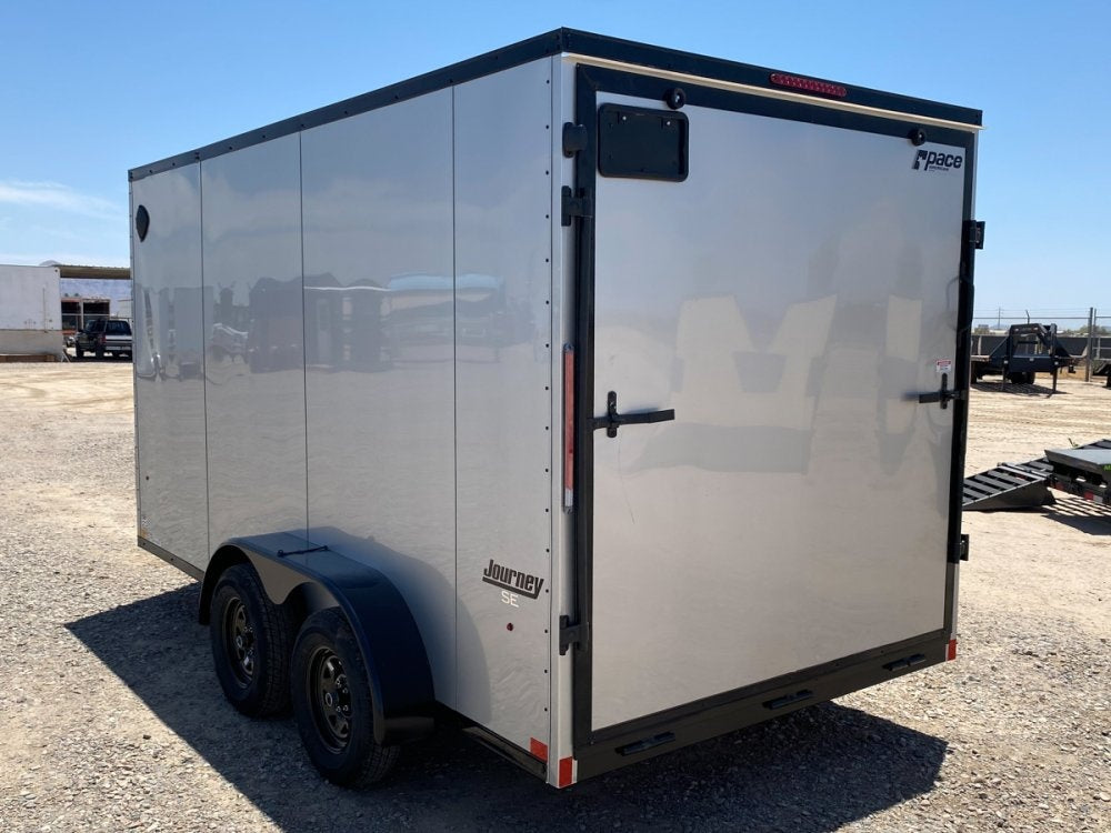 7 x 14 Journey SE Flat Top Sloped V Nose (2) 3500 lbs Axles - Enclosed - Stryker Dealership Group