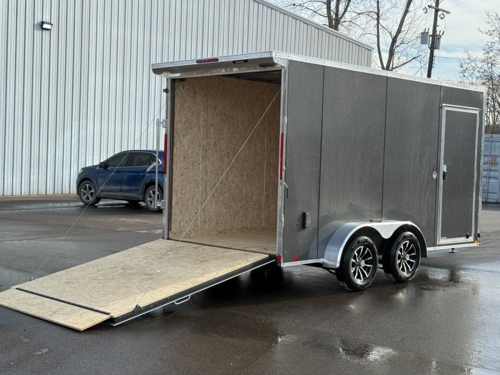 7 x 14 Look Trailers ST DLX Flat Top V Nose Enclosed Trailer - (2) 3.5k lb Axles - Enclosed - Stryker Dealership Group
