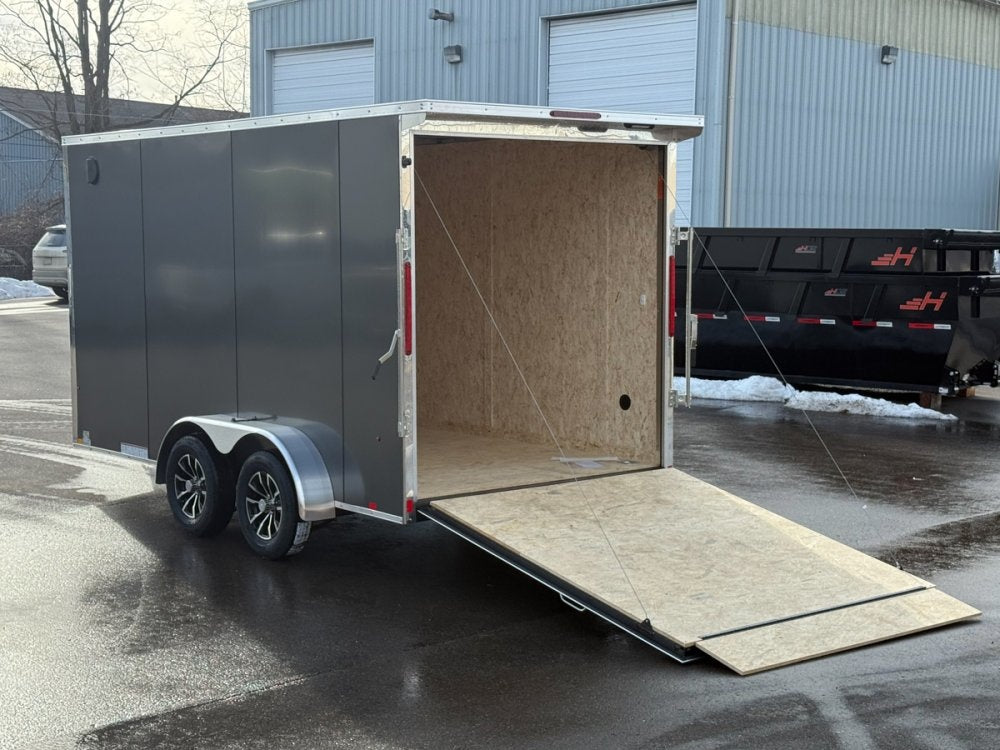7 x 14 Look Trailers ST DLX Flat Top V Nose Enclosed Trailer - (2) 3.5k lb Axles - Enclosed - Stryker Dealership Group