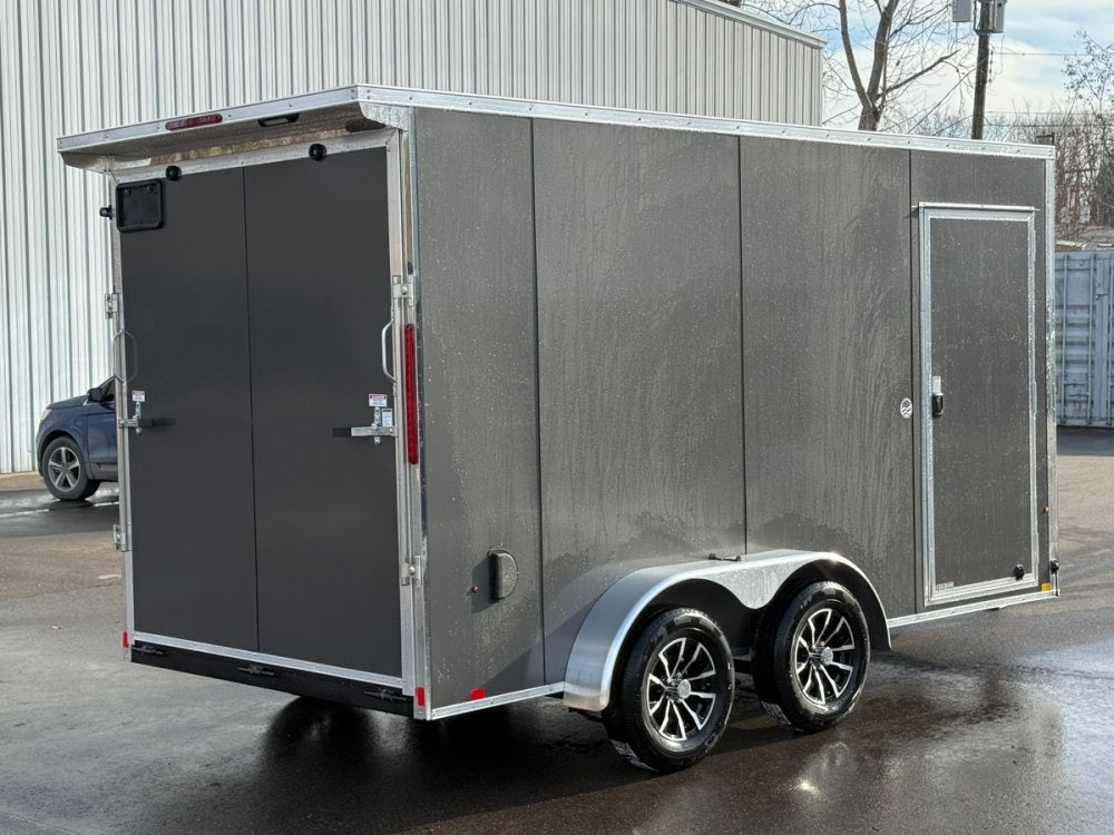 7 x 14 Look Trailers ST DLX Flat Top V Nose Enclosed Trailer - (2) 3.5k lb Axles - Enclosed - Stryker Dealership Group