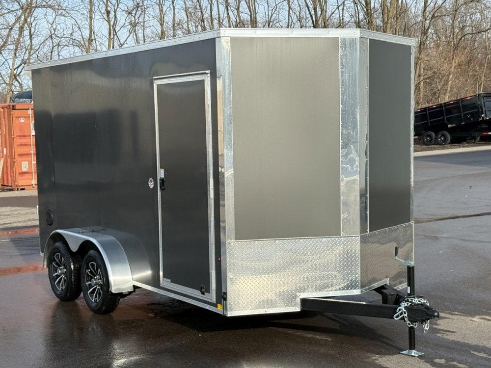 7 x 14 Look Trailers ST DLX Flat Top V Nose Enclosed Trailer - (2) 3.5k lb Axles - Enclosed - Stryker Dealership Group