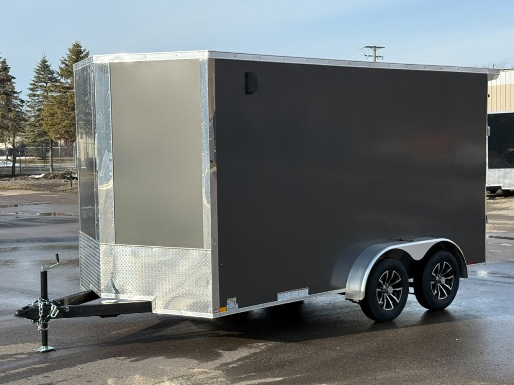 7 x 14 Look Trailers ST DLX Flat Top V Nose Enclosed Trailer - (2) 3.5k lb Axles - Enclosed - Stryker Dealership Group