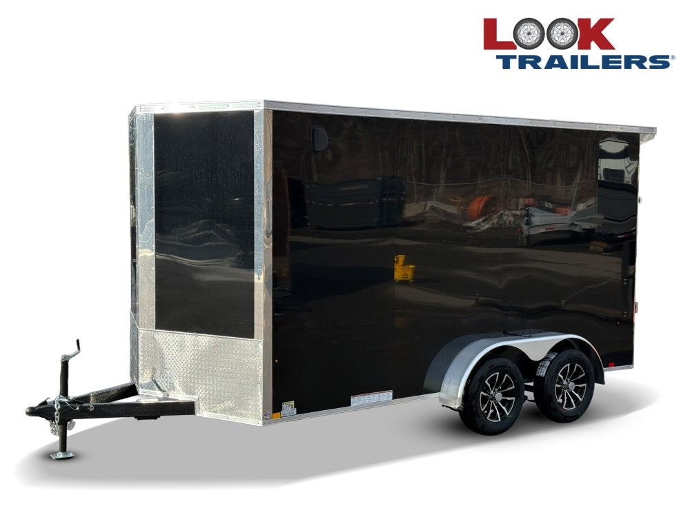 7 x 14 Look Trailers ST DLX Flat Top V Nose Enclosed Trailer - (2) 3.5k lb Axles - Enclosed - Stryker Dealership Group