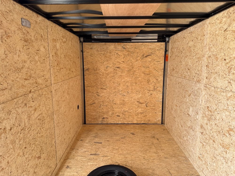 7 x 14 Outback DLX Flat Top V Nose (2) - 3500 lbs Axles - Enclosed - Stryker Dealership Group