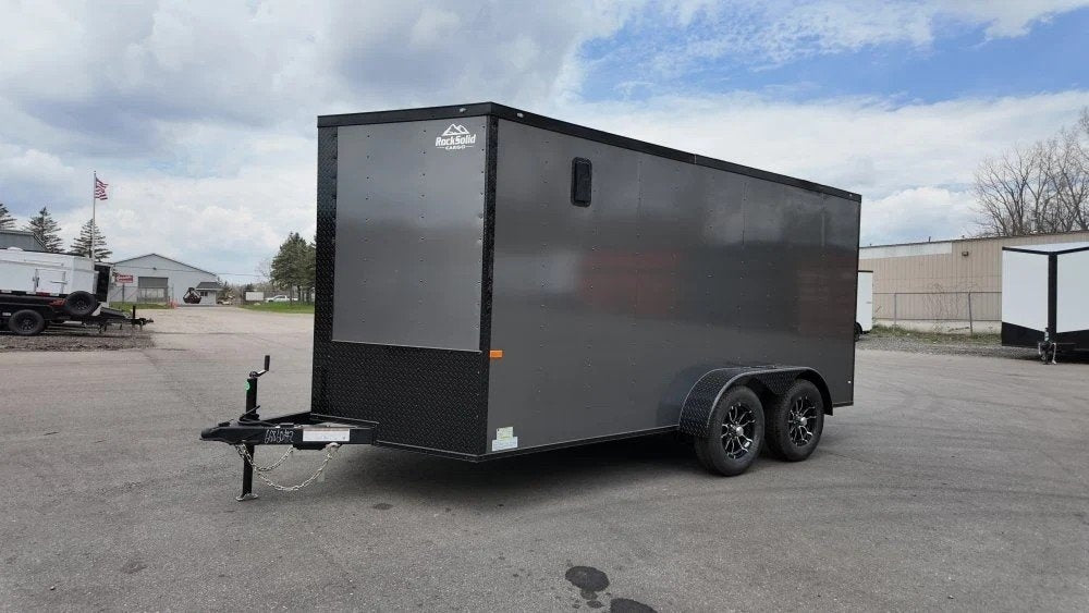 7 x 14 TA Enclosed Trailer - Black Out Package - .080 Polycore - Enclosed - Stryker Dealership Group
