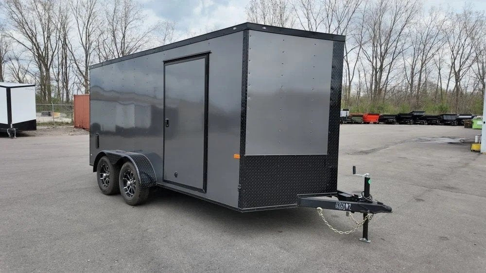 7 x 14 TA Enclosed Trailer - Black Out Package - .080 Polycore - Enclosed - Stryker Dealership Group