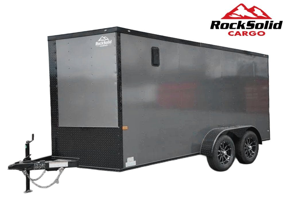 7 x 14 TA Enclosed Trailer - Black Out Package - .080 Polycore - Enclosed - Stryker Dealership Group