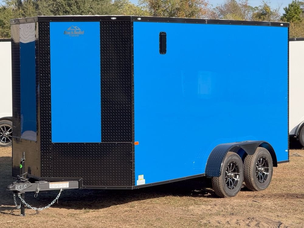 7 x 14 TA Enclosed Trailer - Black Out Package - .080 Polycore - 7' Interior - Enclosed - Stryker Dealership Group