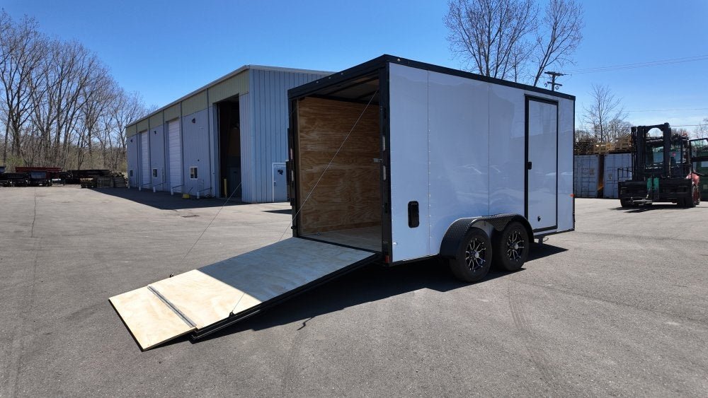 7 x 14 TA Enclosed Trailer - Black Out Package - .080 Polycore - 7' Interior - Enclosed - Stryker Dealership Group
