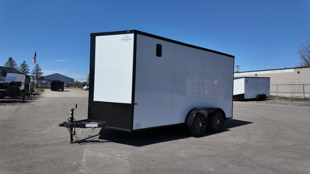 7 x 14 TA Enclosed Trailer - Black Out Package - .080 Polycore - 7' Interior - Enclosed - Stryker Dealership Group