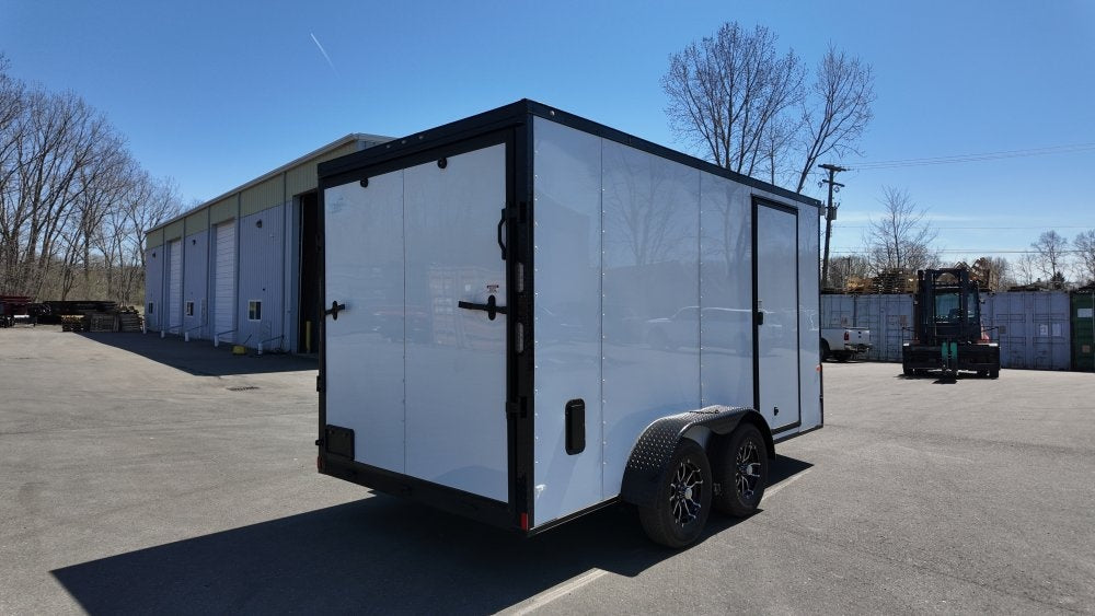 7 x 14 TA Enclosed Trailer - Black Out Package - .080 Polycore - 7' Interior - Enclosed - Stryker Dealership Group