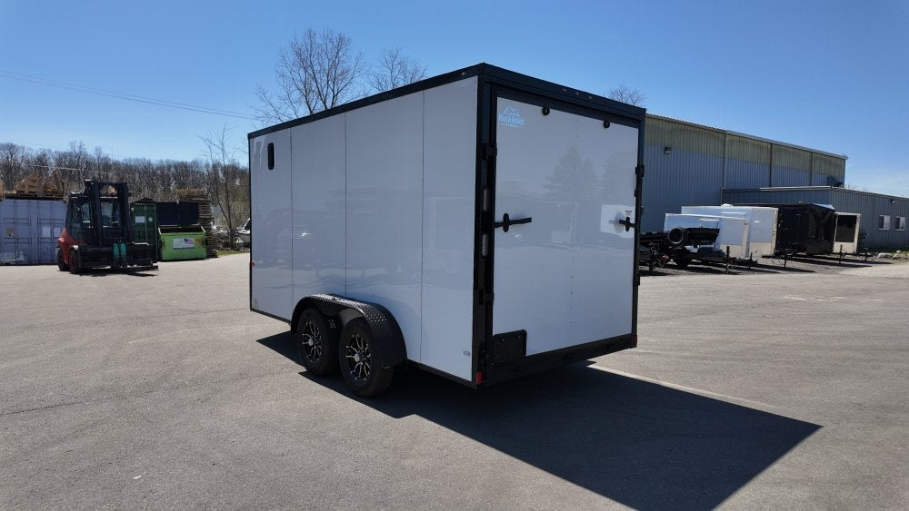 7 x 14 TA Enclosed Trailer - Black Out Package - .080 Polycore - 7' Interior - Enclosed - Stryker Dealership Group