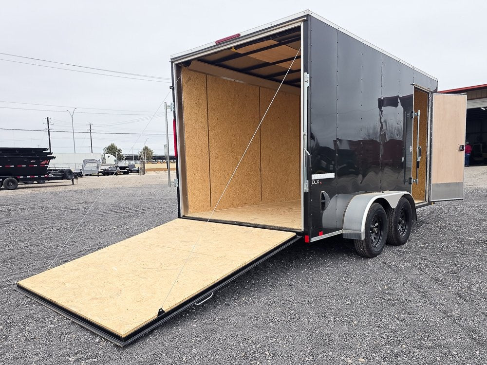 7' x 14' Traverse DLX Flat Top V Nose (2) - 3500 lb Axle - Enclosed - Stryker Dealership Group