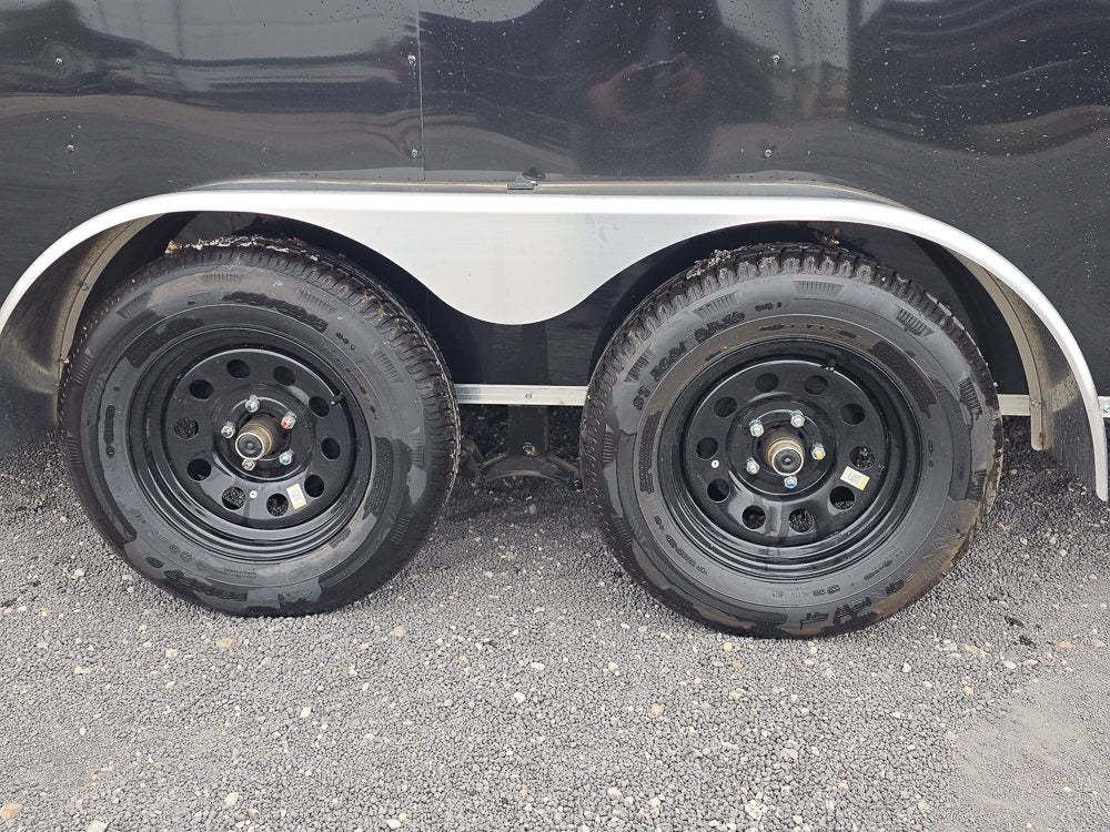 7' x 14' Traverse DLX Flat Top V Nose (2) - 3500 lb Axle - Enclosed - Stryker Dealership Group