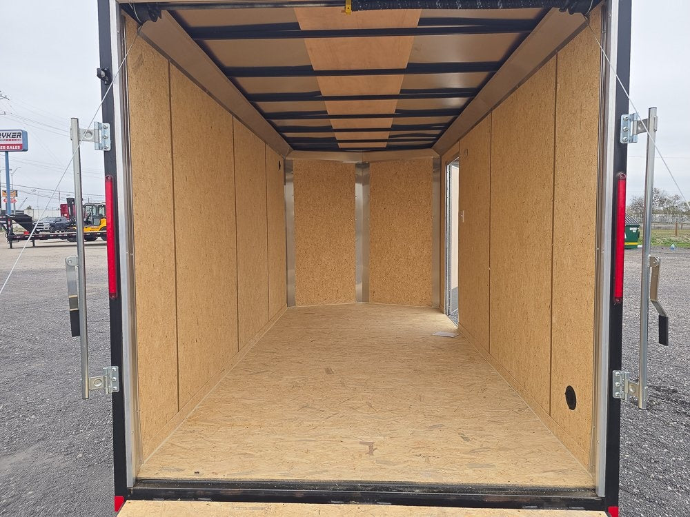 7' x 14' Traverse DLX Flat Top V Nose (2) - 3500 lb Axle - Enclosed - Stryker Dealership Group