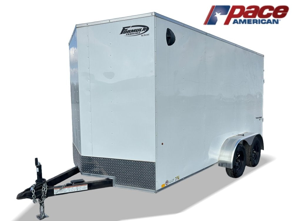 7' x 14' Traverse DLX Flat Top V Nose (2) - 3500 lb Axle - Enclosed - Stryker Dealership Group