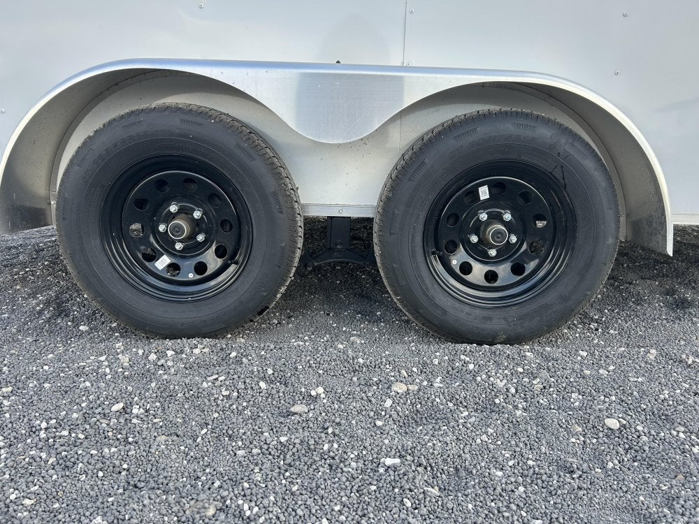 7' x 14' Traverse DLX Flat Top V Nose (2) - 3500 lb Axle - Enclosed - Stryker Dealership Group