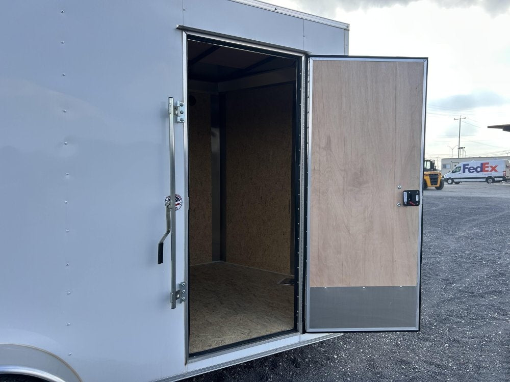 7' x 14' Traverse DLX Flat Top V Nose (2) - 3500 lb Axle - Enclosed - Stryker Dealership Group