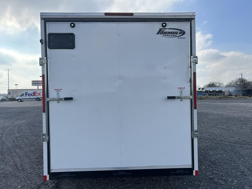 7' x 14' Traverse DLX Flat Top V Nose (2) - 3500 lb Axle - Enclosed - Stryker Dealership Group