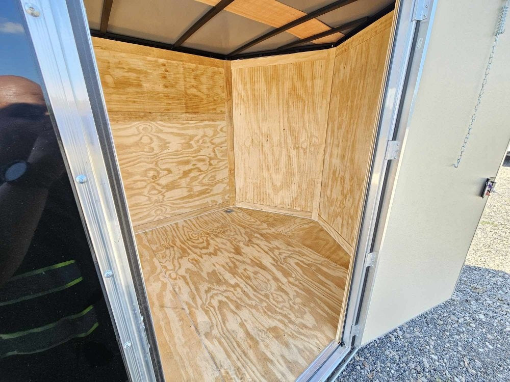7 x 16 Enclosed (2) 3.5k Axles 84" Interior Height +.080 Siding +Therma Cool Ceiling +LED Lights - Enclosed - Stryker Dealership Group