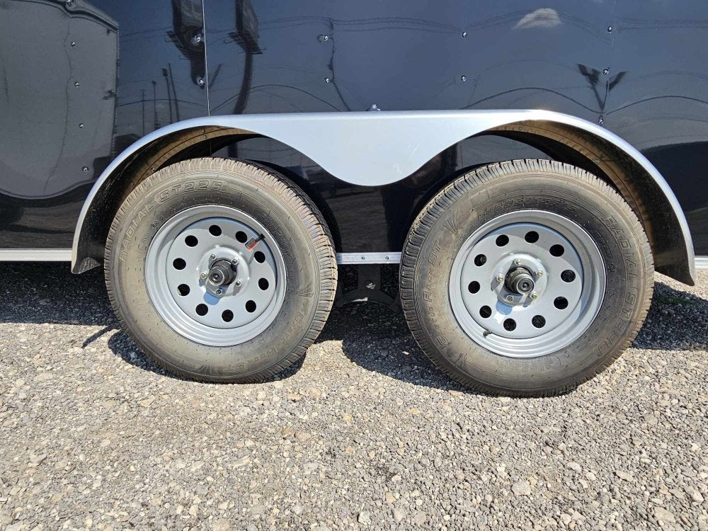 7 x 16 Enclosed (2) 3.5k Axles 84" Interior Height +.080 Siding +Therma Cool Ceiling +LED Lights - Enclosed - Stryker Dealership Group