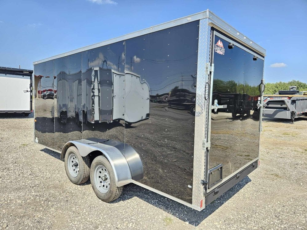 7 x 16 Enclosed (2) 3.5k Axles 84" Interior Height +.080 Siding +Therma Cool Ceiling +LED Lights - Enclosed - Stryker Dealership Group