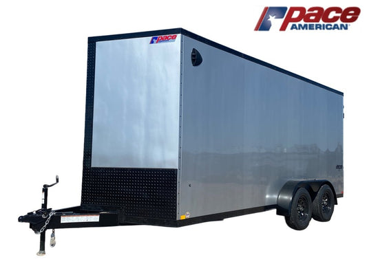 7 x 16 Journey SE Flat Top Sloped V Nose (2) 3500 lbs Axles - Enclosed - Stryker Dealership Group