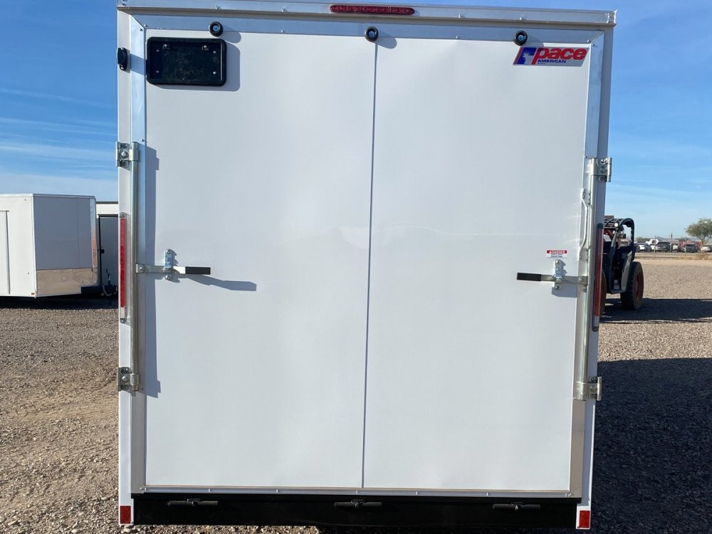 7 x 16 Journey SE Flat Top Sloped V Nose (2) 3500 lbs Axles - Enclosed - Stryker Dealership Group