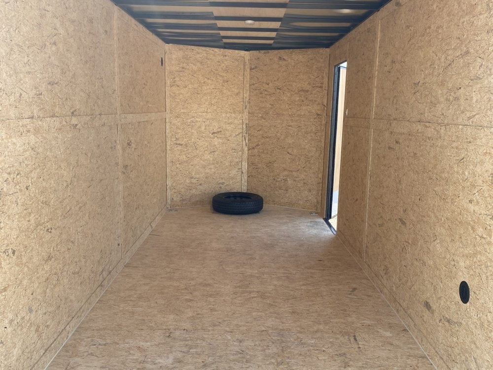 7 x 16 Journey SE Flat Top Sloped V Nose (2) 5000 lbs Axles - Enclosed - Stryker Dealership Group