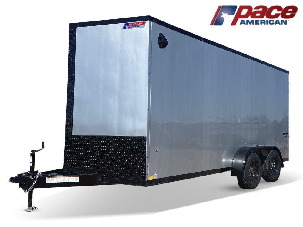 7 x 16 Journey SE Flat Top Sloped V Nose (2) 5000 lbs Axles - Enclosed - Stryker Dealership Group