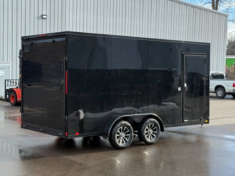 7 x 16 Look Trailers ST DLX Flat Top V Nose Enclosed Trailer - (2) 3.5k lb Axles - Enclosed - Stryker Dealership Group