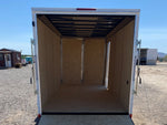 7 x 16 Outback DLX Flat Top V Nose (2) - 3500 lbs Axles - Enclosed - Stryker Dealership Group
