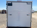 7 x 16 Outback DLX Flat Top V Nose (2) - 3500 lbs Axles - Enclosed - Stryker Dealership Group