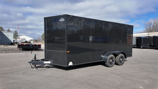7 x 16 TA Enclosed Trailer - Black Out Package - .080 Polycore - Enclosed - Stryker Dealership Group