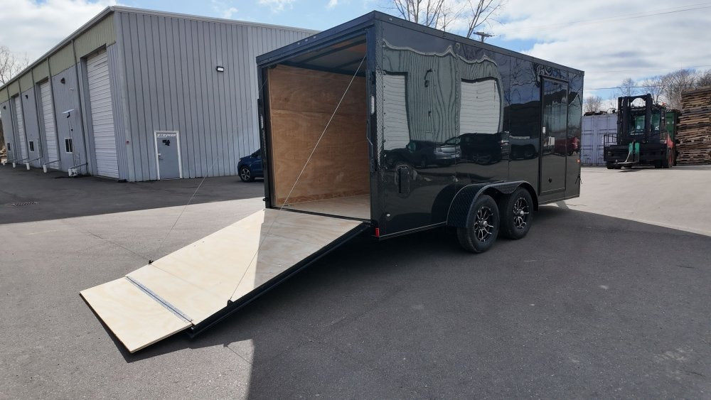 7 x 16 TA Enclosed Trailer - Black Out Package - .080 Polycore - Enclosed - Stryker Dealership Group