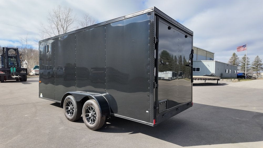 7 x 16 TA Enclosed Trailer - Black Out Package - .080 Polycore - Enclosed - Stryker Dealership Group