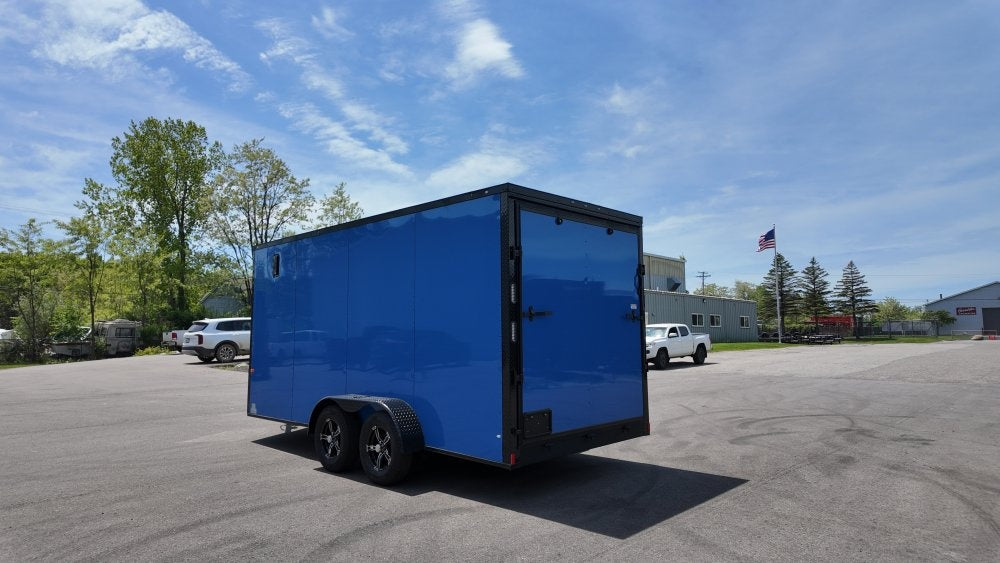 7 x 16 TA Enclosed Trailer - Black Out Package - .080 Polycore - 7' Interior - Enclosed - Stryker Dealership Group