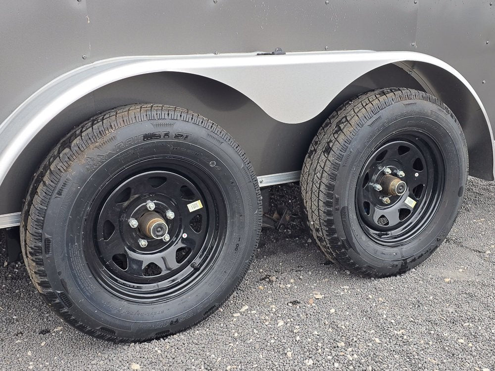 7' x 16' Traverse DLX Flat Top V Nose (2) - 3500 lb Axle - Enclosed - Stryker Dealership Group