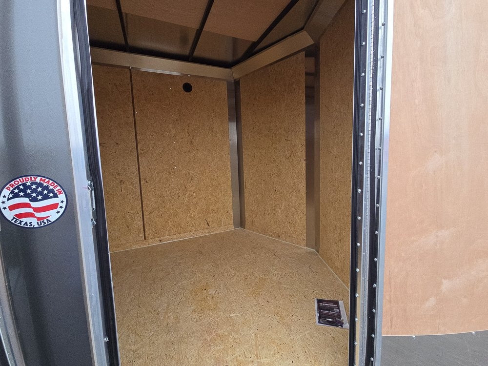 7' x 16' Traverse DLX Flat Top V Nose (2) - 3500 lb Axle - Enclosed - Stryker Dealership Group