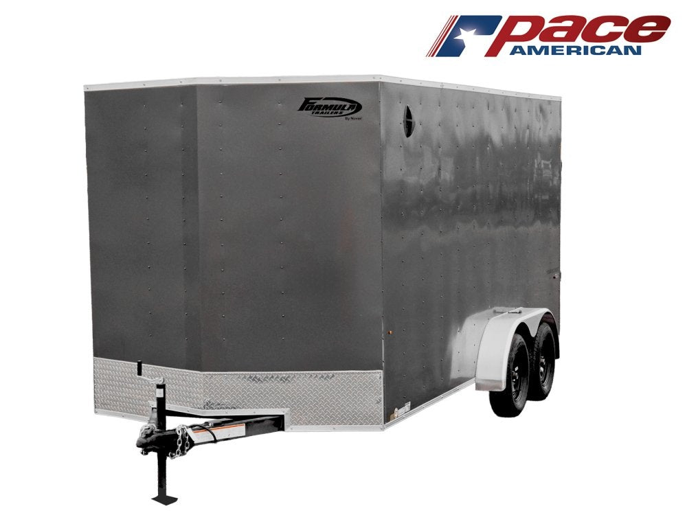 7' x 16' Traverse DLX Flat Top V Nose (2) - 3500 lb Axle - Enclosed - Stryker Dealership Group