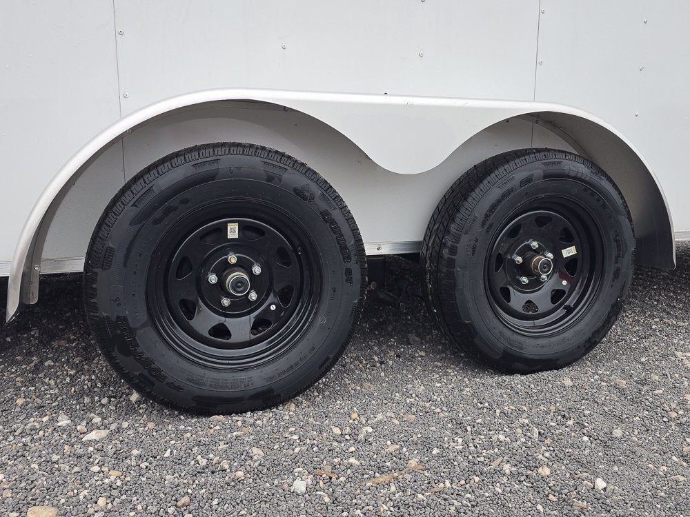 7' x 16' Traverse DLX Flat Top V Nose (2) - 3500 lb Axle - Enclosed - Stryker Dealership Group