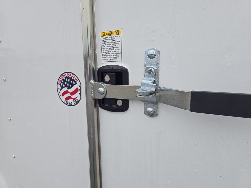 7' x 16' Traverse DLX Flat Top V Nose (2) - 3500 lb Axle - Enclosed - Stryker Dealership Group