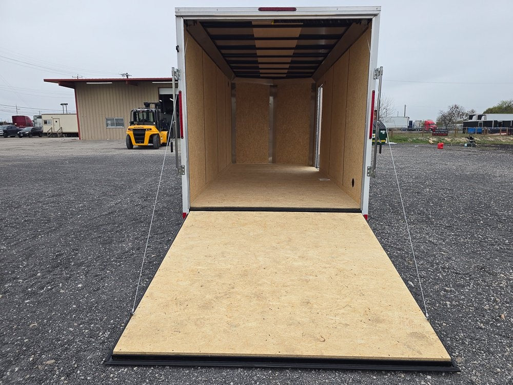 7' x 16' Traverse DLX Flat Top V Nose (2) - 3500 lb Axle - Enclosed - Stryker Dealership Group