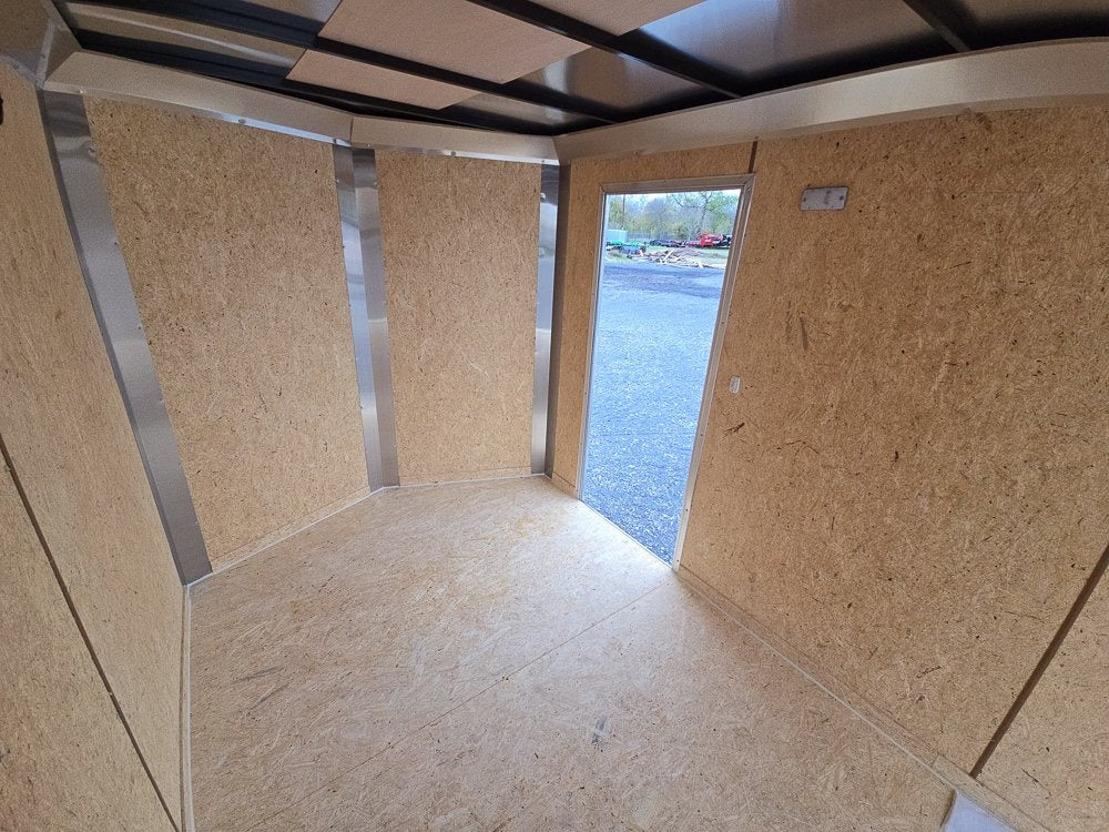 7' x 16' Traverse DLX Flat Top V Nose (2) - 3500 lb Axle - Enclosed - Stryker Dealership Group